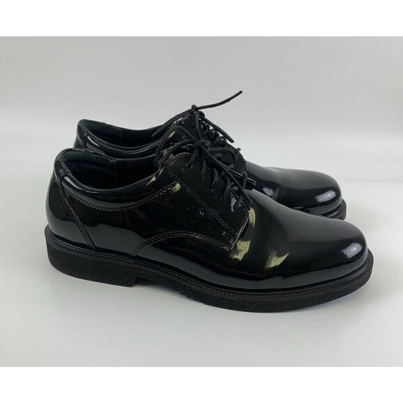 Thorogood Poromeric Academy Oxford 831-60 Faux Patent Lace Up Work Shoe Mens 11 - Picture 2 of 12